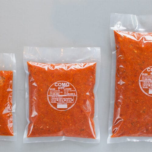 Sauces sous vide